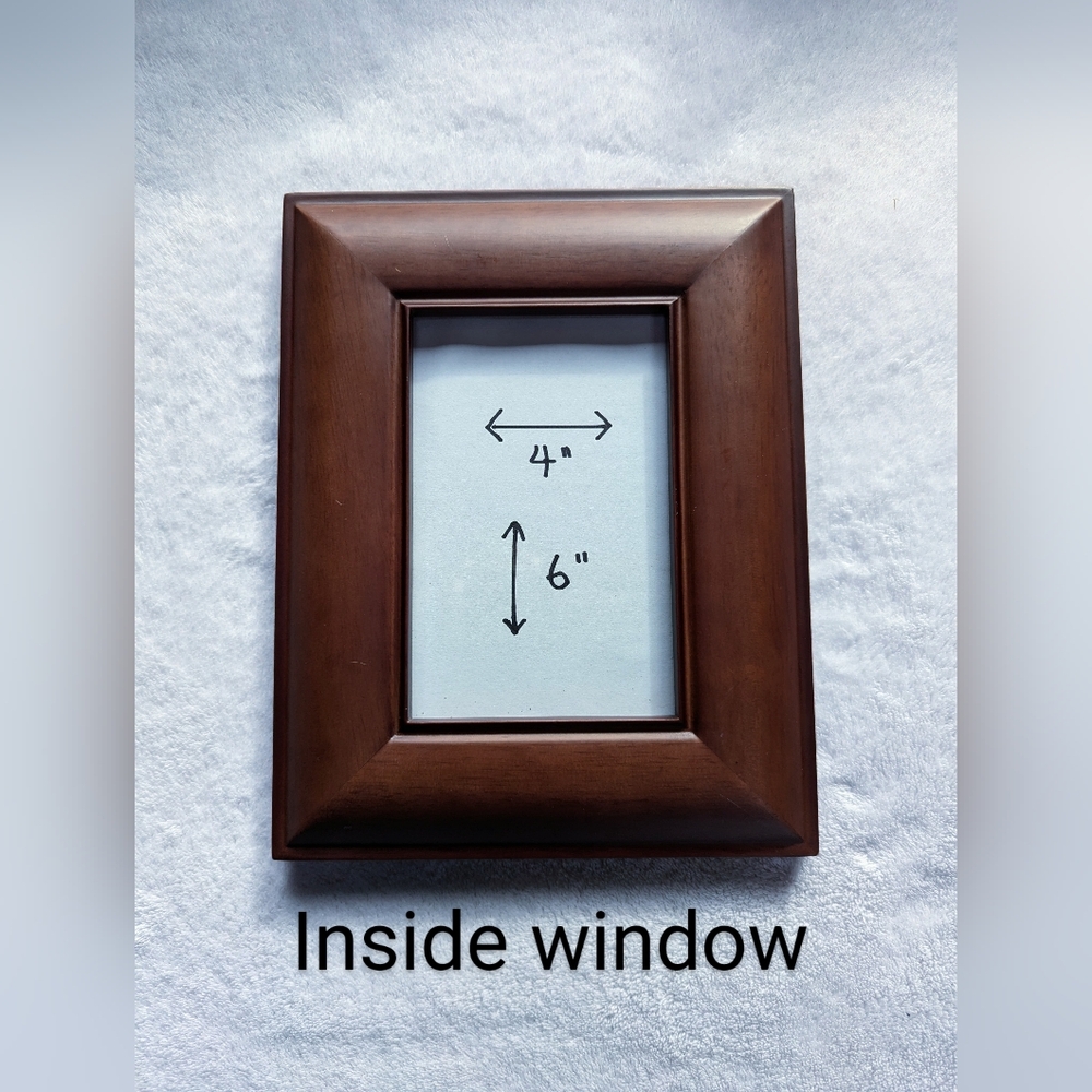 Cherrywood Picture Frame with glass Unbranded Wall hanging or table decor